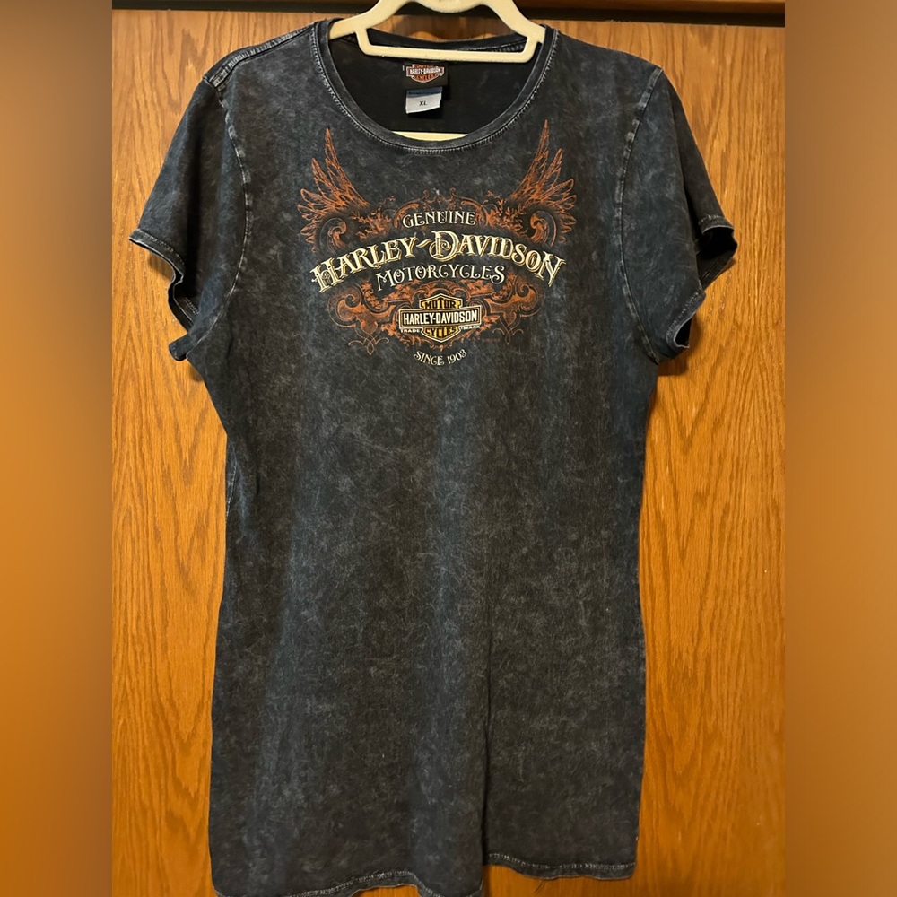 Harley Davidson authentic women short sleeve tee shirt XL like brand new